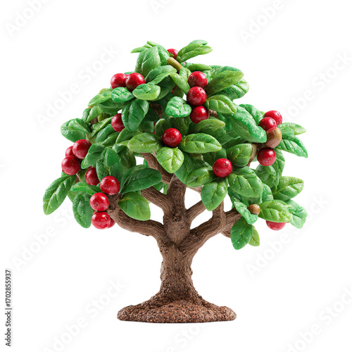 Miniature Red Berry Tree.