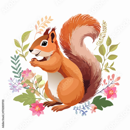 Niedliches Eichhörnchen