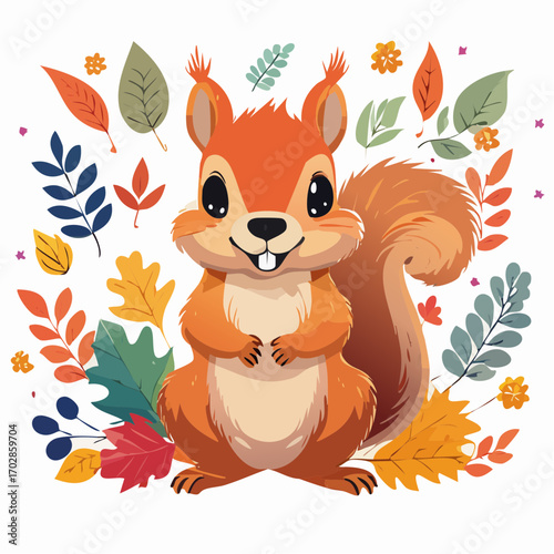 Niedliches Eichhörnchen