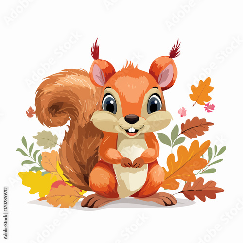 Niedliches Eichhörnchen