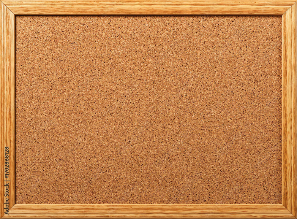 Fototapeta premium A close-up view of a cork bulletin board