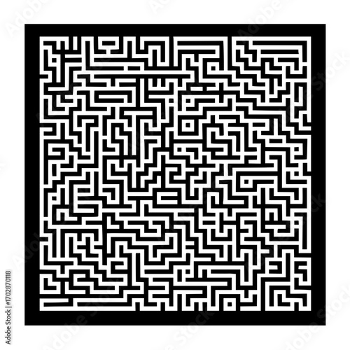 Solve the complex maze puzzle game challenge with intricate labyrinthine pathways and dead ends for fun one hundred