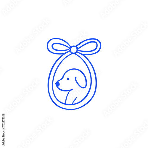 Simple black outline padlock with a green heart inside