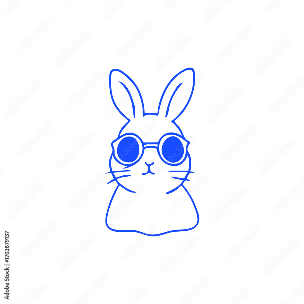 Obraz premium Black cat inside a simple white sack