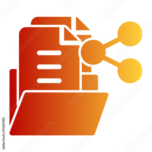 Share Transfer Distribution (Glyph Gradient Style)