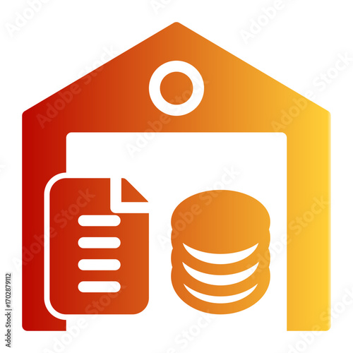 Warehouse Database Analytics (Glyph Gradient Style)