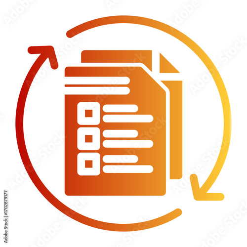 Circular Process Evolution Workflow (Glyph Gradient Style)