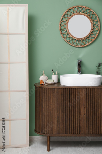 Modern sink with bath suppl...