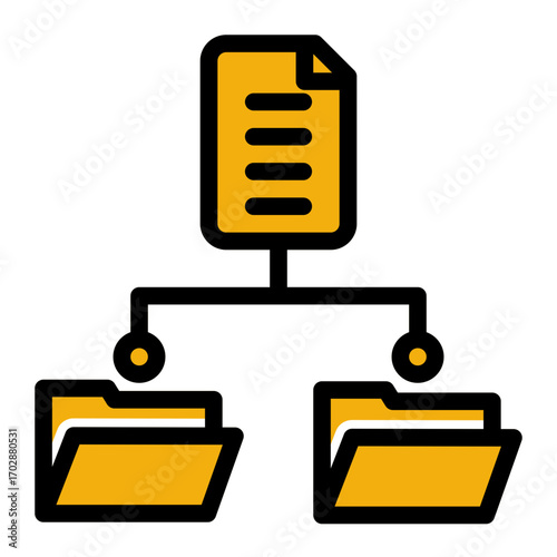 Copy Duplication Replication (Glyph Color Lineal Style)