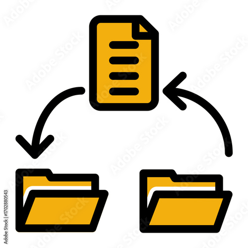 Data Transfer Conversion Sync (Glyph Color Lineal Style)