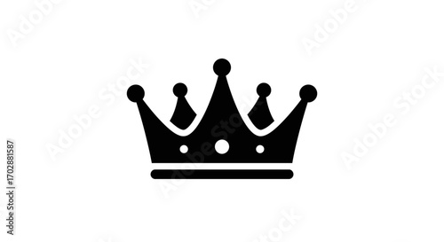 A Regal Crown Icon Symbolizing Royalty, Power, and Authority