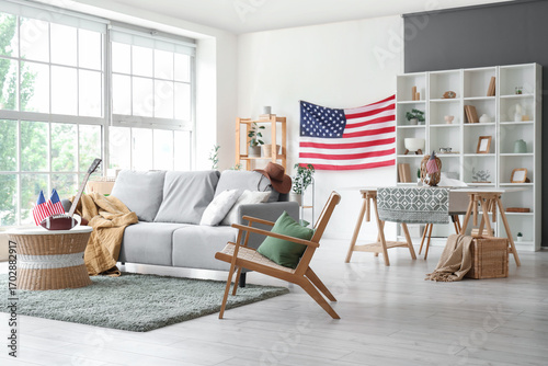 Interior of living room wit...