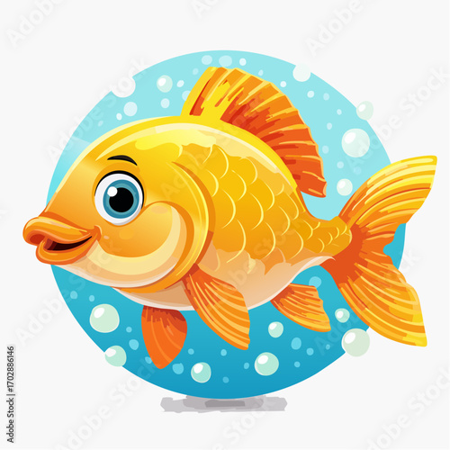 Niedlicher Goldfisch