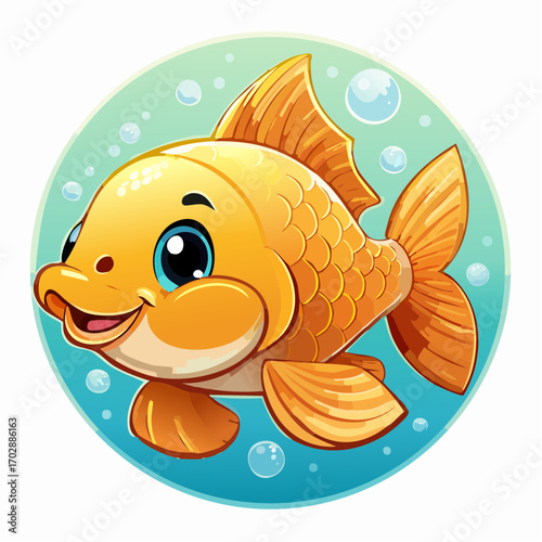 Niedlicher Goldfisch