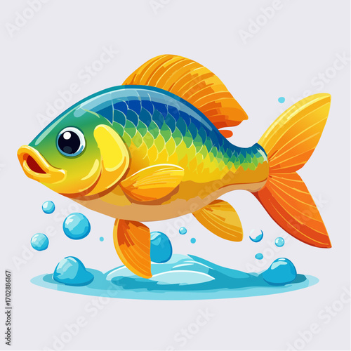 Niedlicher Goldfisch