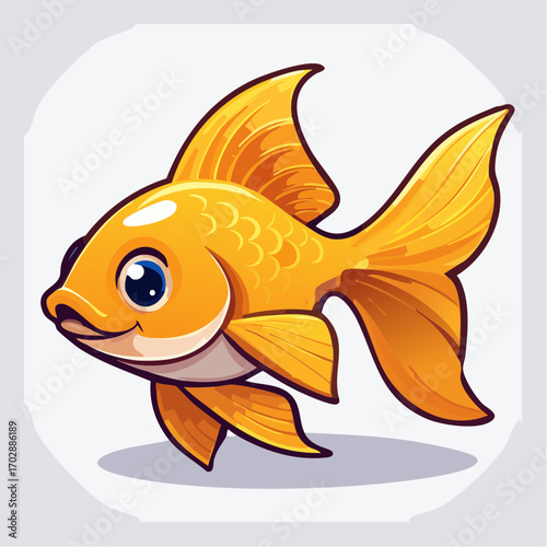 Niedlicher Goldfisch