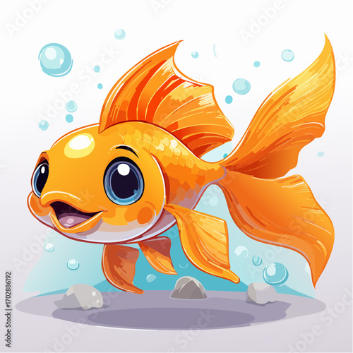 Niedlicher Goldfisch