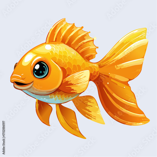 Niedlicher Goldfisch