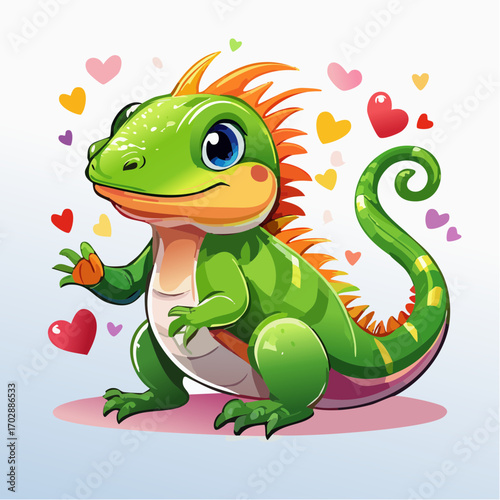 Niedlicher Leguan