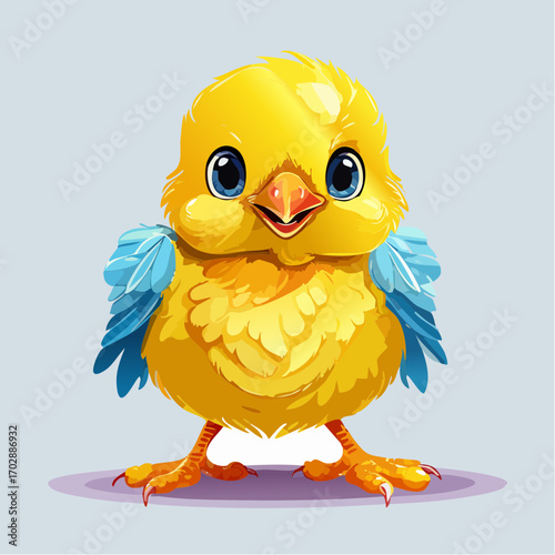 Niedlicher Kanarienvogel 