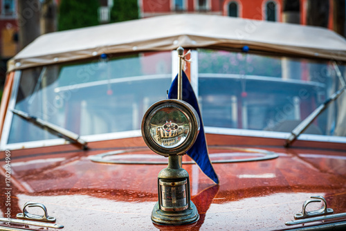 A beautiful, historic, classic boat in Venice