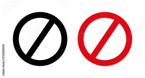 Stop signs vector graphics collection on white background icons vector graphics collection on white background