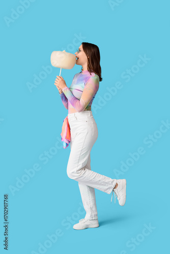 Beautiful young happy woman...
