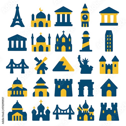  25 Landmark Icons