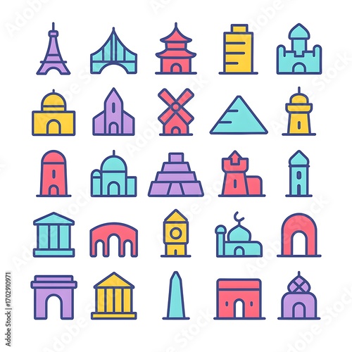  25 Landmark Icons