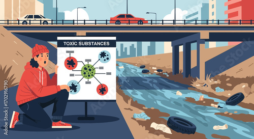 Environmental Degradation Presentation Emphasizing Toxic Pollution Consequences