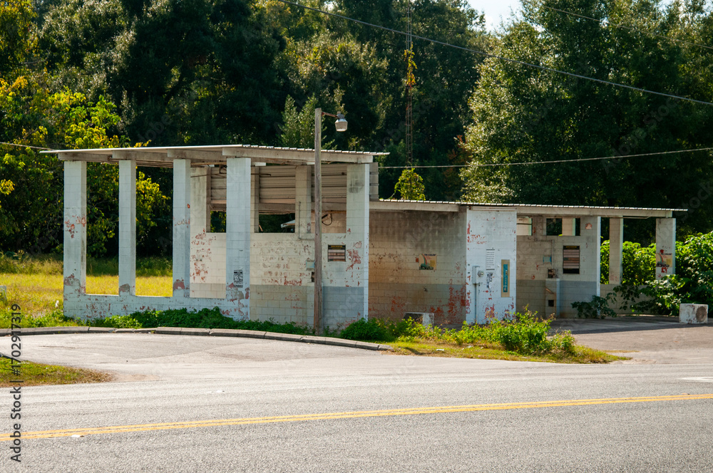 Obraz premium old abandoned building