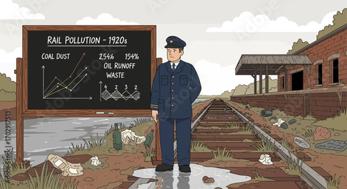 An Environmental Examination of Early Railway Pollution Challenges in the 1920s