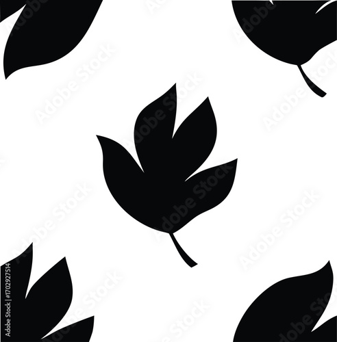 summer tropical pattern featuring vibrant leaves and flowers