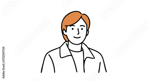 Friendly professional portrait with a warm smile and modern style