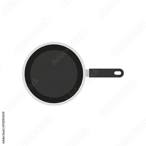 frying pan isolated on white