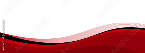 Vector red line background curve element with white space for text and message design, overlapping layers, vector. suit for bussines,poster,media product,