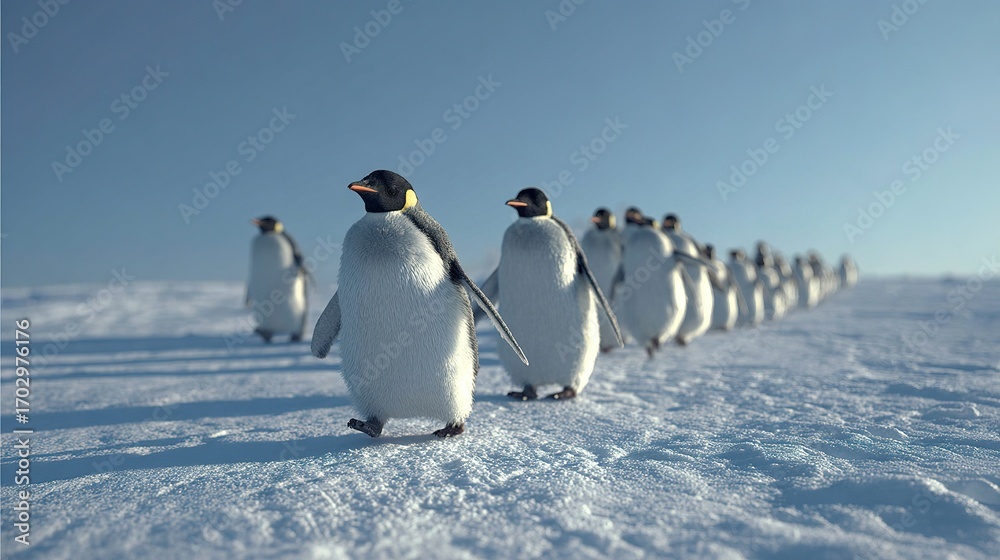 Fototapeta premium Animals of the Icy Lands