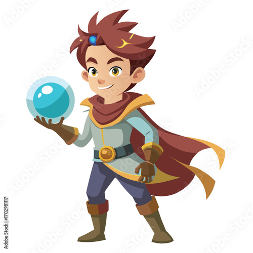 Young Prince Fighter with Future Orb