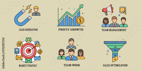 Boost your business with dynamic lead generation and profit growth strategies, build teamwork and optimize sales for powerful market management