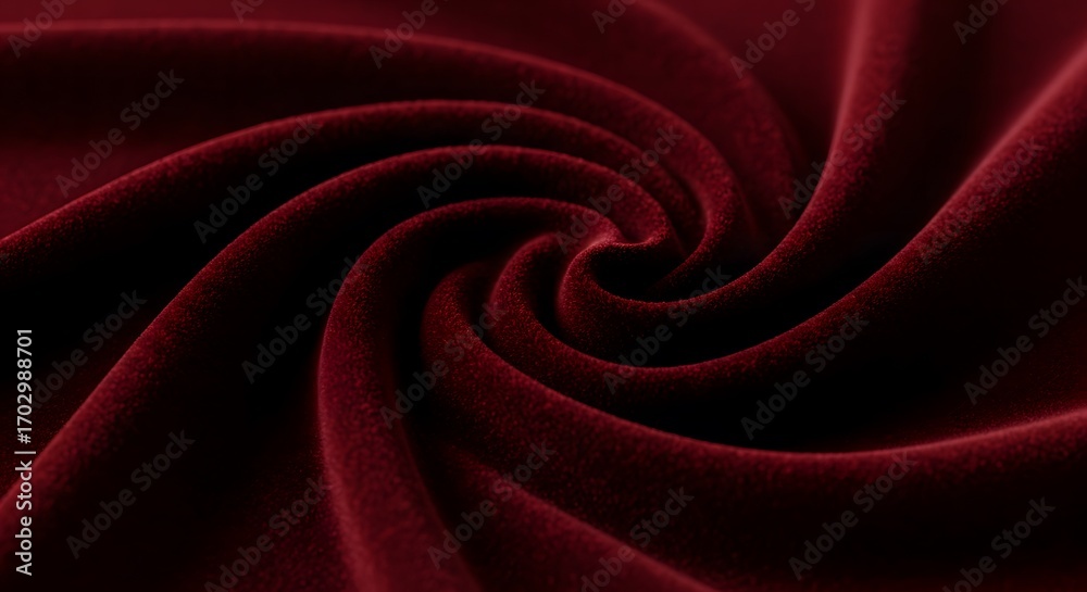 Obraz premium Soft Burgundy Fabric Swirl