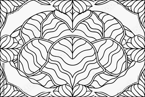 Soft glass kantha vector