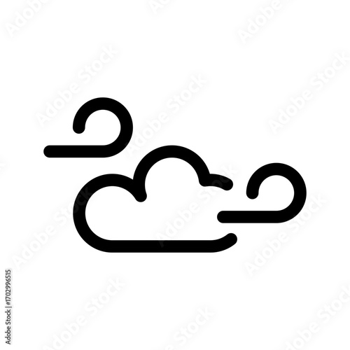 Clouds Icon Vector Symbol Design Illustration