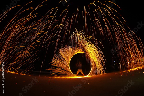 sparks from a fantasy show