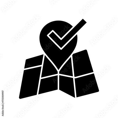 Pin location icon design template