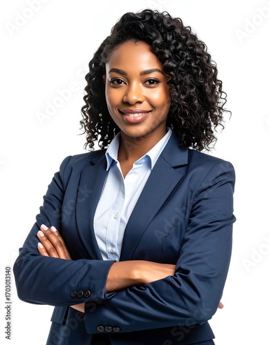 Professional Black woman in business attire