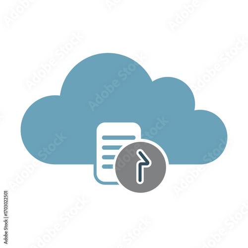 cloud computing upload data icon