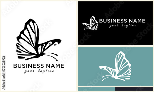Butterfly Logo Design Variations. (81)