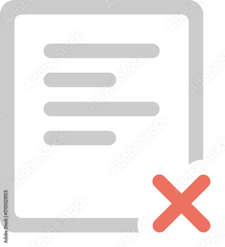 Rejected Document Icon