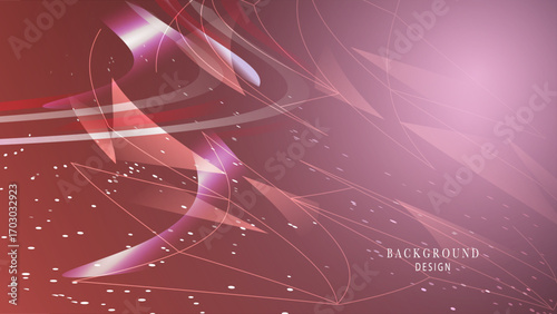 Abstract low poly design background in pink shade
