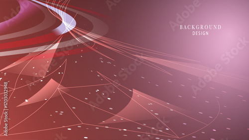 Abstract low poly design background in pink shade